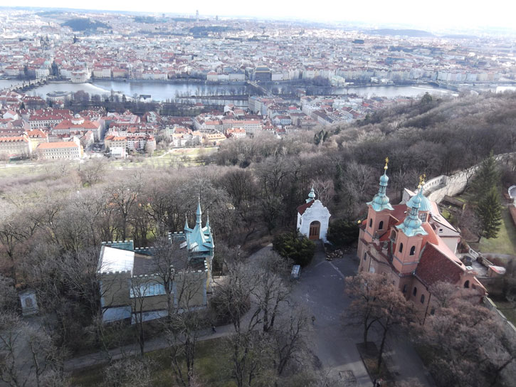 Skyline View of Prague